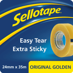 Sellotape Original Golden Tape - 24mm x 35m