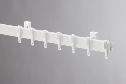 Swish Sologlyde PVC Curtain Track - 125cm White