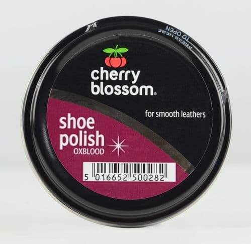 Cherry Blossom Shoe Polish - 50ml Tin Oxblood