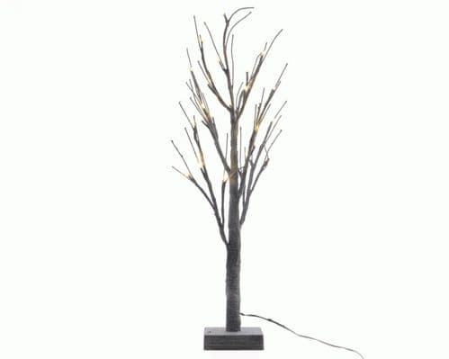 Kaemingk LED Grey Chalk Tree - Grey Chalk / Warm White - 180cm - 96 Lights