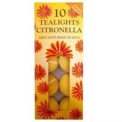 Price's Candles Tealights 10 Pack - Citronella