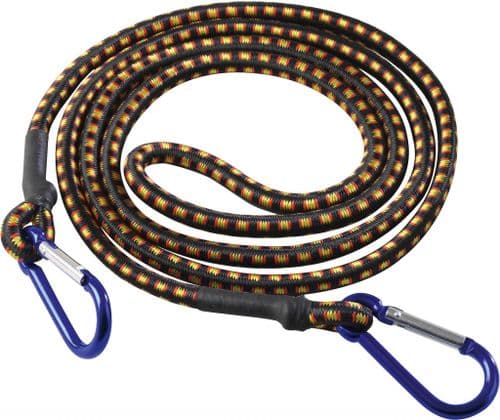 SupaTool Bungee Cord with Carabiner Hooks - 600mm x 8mm