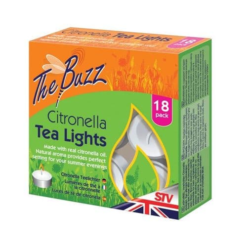 The Buzz Citronella Tea Lights