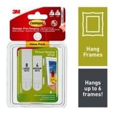 Command™ Picture Hanging Strips - Medium & Large