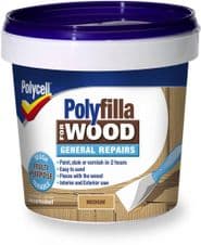 Polycell Polyfilla Wood Filler General Repairs - Light Tub 380gm