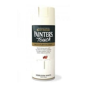 Rust-Oleum Painter's Touch Aerosol Spray Paint - Heirloom White Satin