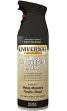 Rust-Oleum Universal Spray paint 400ml - Black Matt Finish
