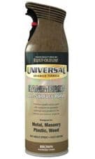 Rust-Oleum Universal Spray paint 400ml - Brown Hammered