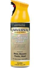 Rust-Oleum Universal Spray paint 400ml - Canary Yellow Gloss