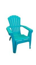 SupaGarden Plastic Stackable Armchair - Turquoise