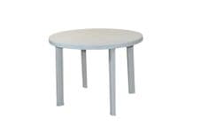 SupaGarden White Plastic Round Table - 90cm