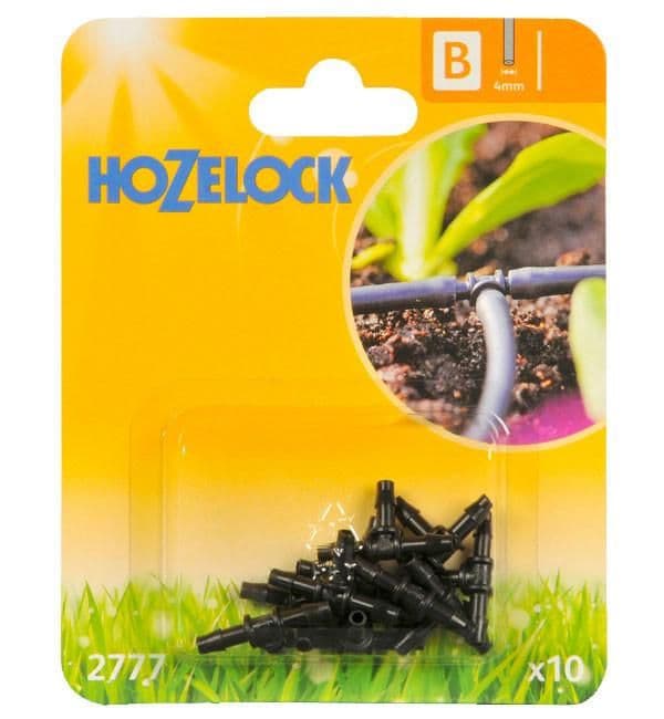 Hozelock Micro Tee Connector 4mm (10 Pack) - 2777