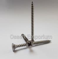 A2 304 Stainless Steel Pozi Countersunk Chipboard Wood Screws