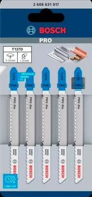 Bosch Aluminium Jigsaw Blade - Pack 5