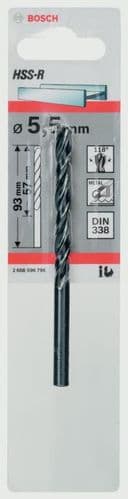 Bosch Metal Drill Bit HSS - 5.5x57x93mm