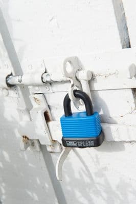 Burg-Wächter Aluminium Weatherproof Padlock with Thermoplastic Cover - 48mm