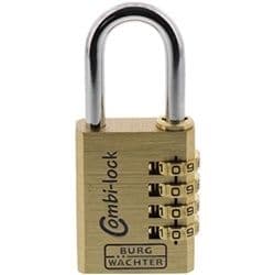 Burg-Wächter Light 4-Dial Security Combination Padlock - 40mm