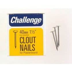 Challenge Clout - Plasterboard Nails - Galvanised (Box Pack) - 40mm