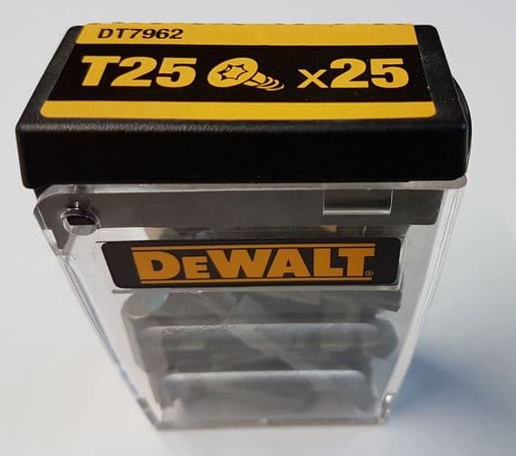 DEWALT DT7962 T25 TORX 25 (Pack of 25) 25mm