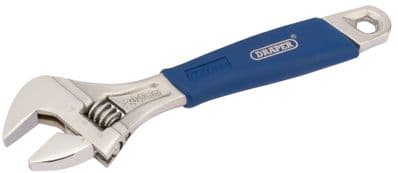 Draper Adjustable Wrench Soft Grip - 200mm