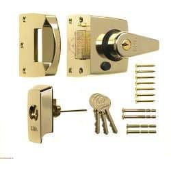 Era BS High Security Nightlatch 60mm - Finish: Brass Effect