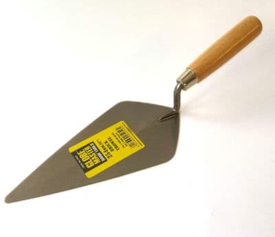 Globemaster Brick Trowel with Wood Handle - 254mm (10