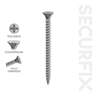 Securfix A2 Stainless Steel Multi-Purpose Screws - 8 x 1 ¼