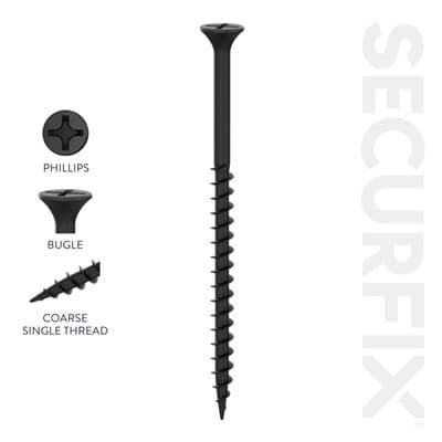 Securfix Drywall Screws - 6 x 1 5/8