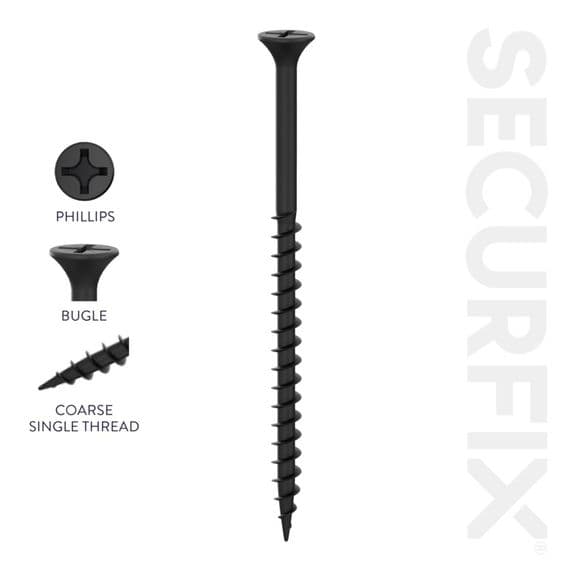 Securfix Drywall Screws - 9 x 3