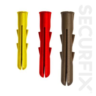 Securfix General Purpose Assorted Plug Set - 120 Pack