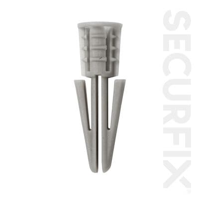 Securfix General Purpose Plasterboard Plugs - 60 Pack