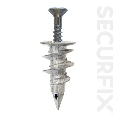 Securfix Heavy Duty Self Drilling Fixings With Screws - 6 Pack