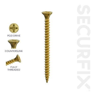 Securfix Multi-Purpose Screws - 8 x 1 ½