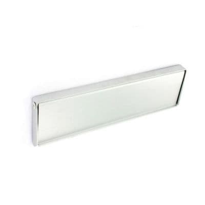 Securit Aluminium Face Fix Letter Plate - 250mm Bright