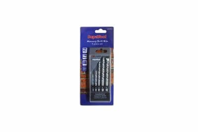 SupaTool Masonry Drill Bits - 5 Piece