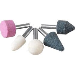 SupaTool Mounted Stone Set - 1/4'' Shank, 5 Piece