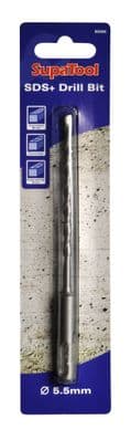 SupaTool Slotted Drill Shaft (SDS) Masonry Drill Bits - 5.5x160mm
