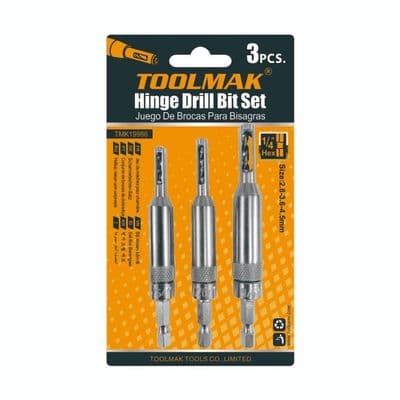 Toolmak Hinge Drill Bit Set
